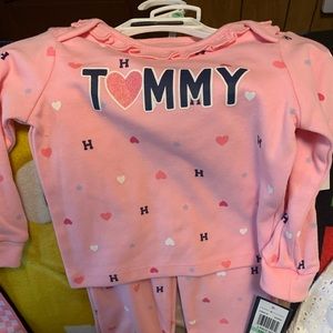 Baby girls Tommy Hilfiger set